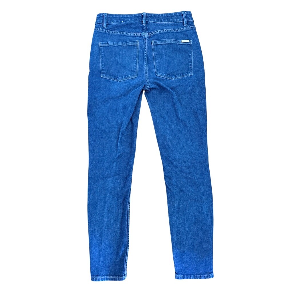 White House Black Market Dark Blue Skinny Jeans - Picture 2 of 13